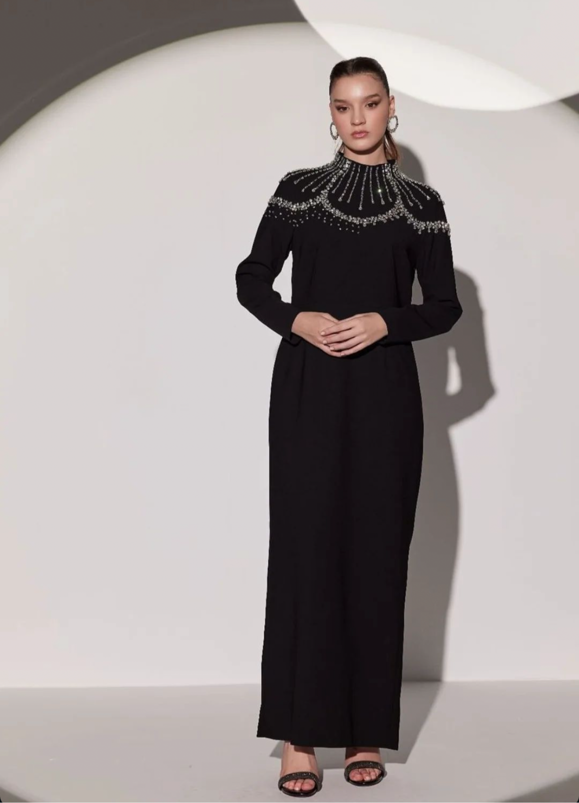 3024 Mahpeyker Elbise Siyah