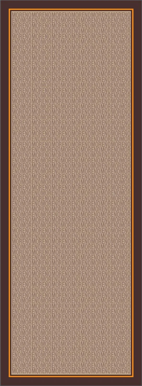 W Moreno Silk Logolu Yün İpek Şal