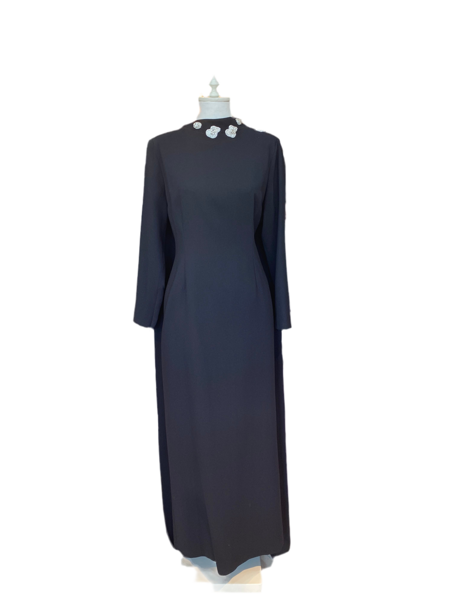 3039 Arkası Pelerinli Hanedan Elbise