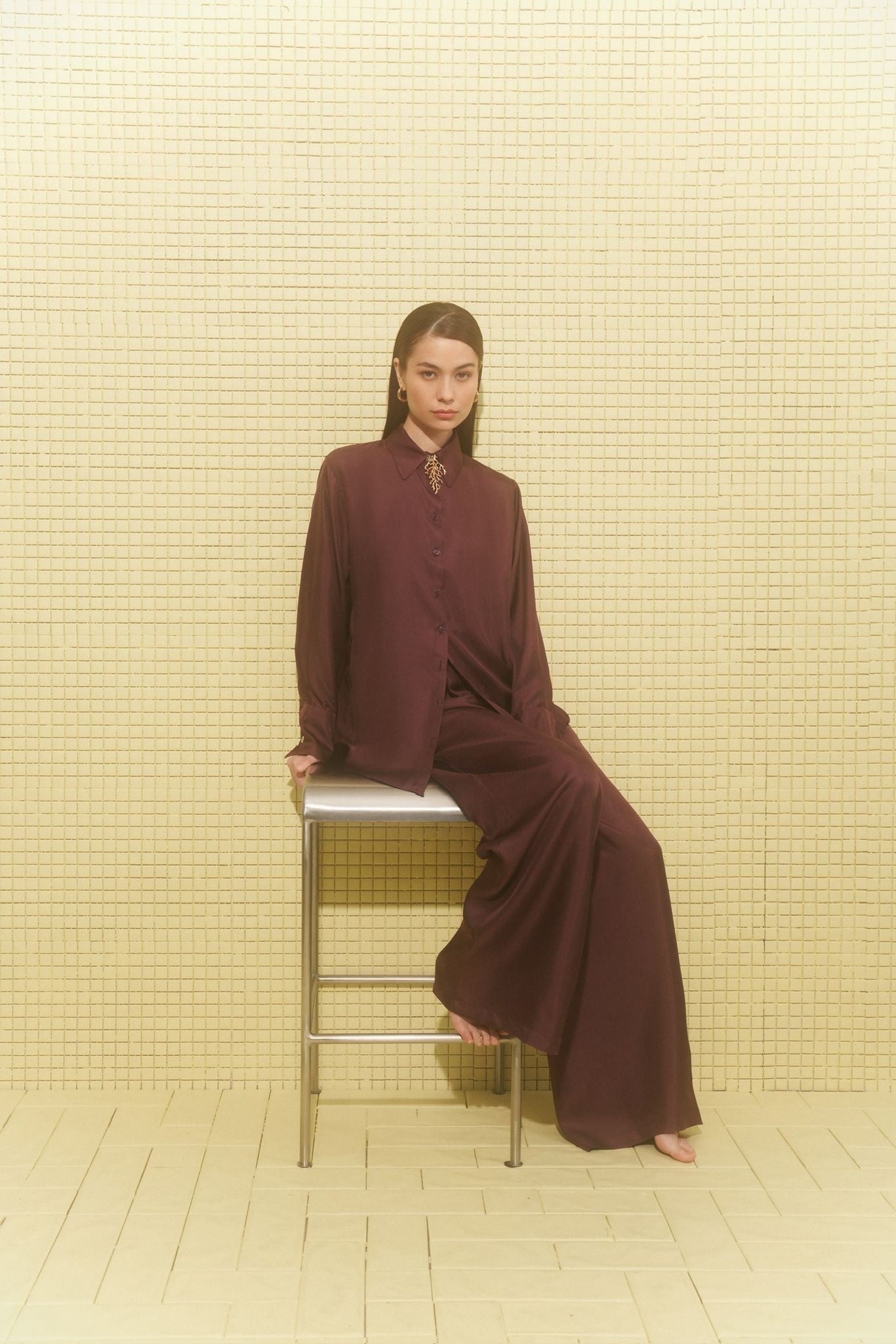 Moreno ipek pantolon