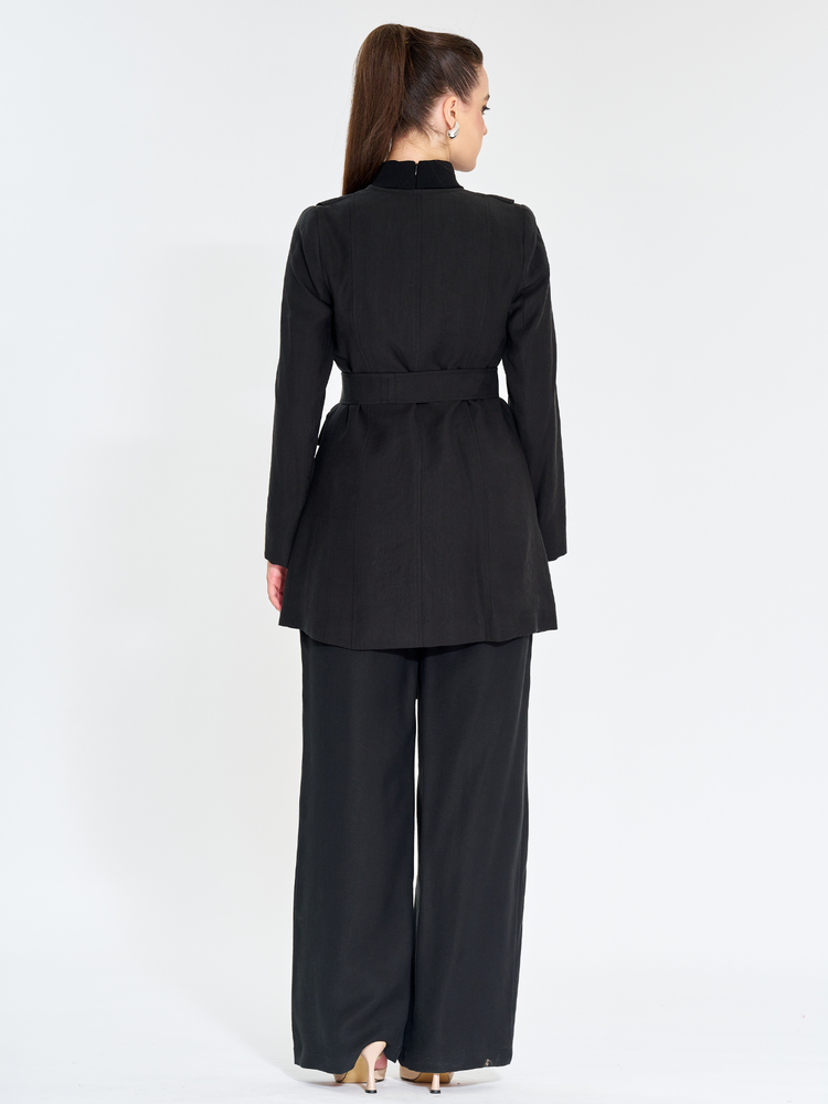 9084 Safir Pantolonlu Takım