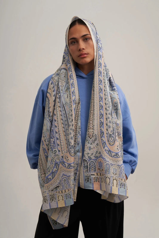 Malva Pamuk İpek Şal & Eşarp