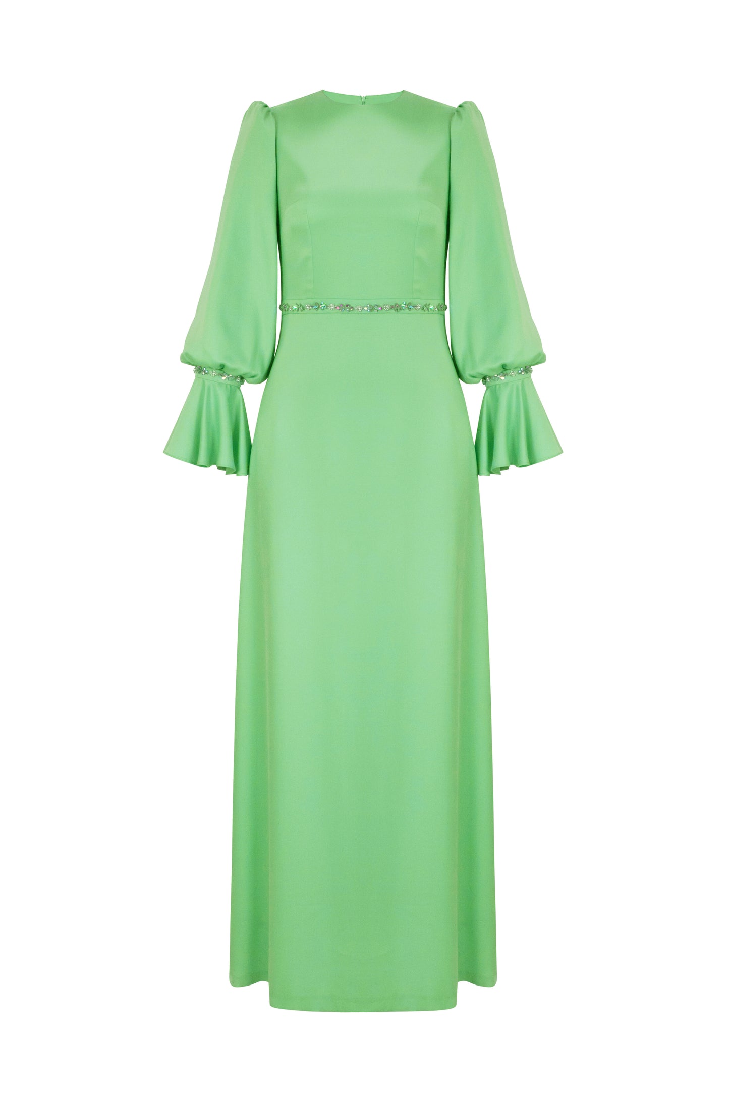 HELENA DRESS FISTIK YEŞİLİ SENNA – KARE BUTİK - Main Image