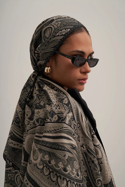 Lily Pamuk İpek Şal & Eşarp