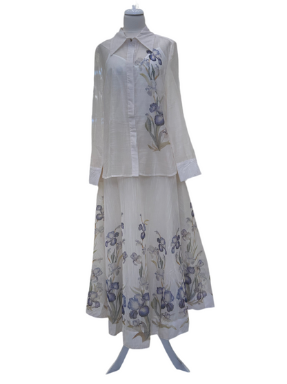 1536 İkili Takım Mor Ekru