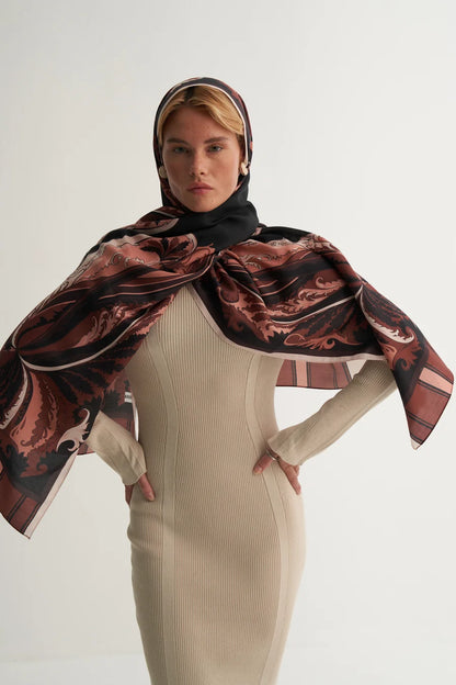 Grace Pamuk İpek Şal & Eşarp