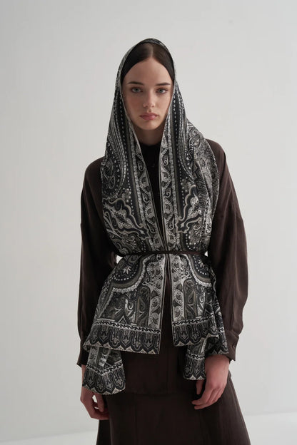 Cool Şölen Pamuk İpek Şal