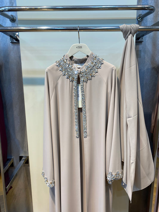 6270 KOLLARI VE YAKASI ELİŞİ REGLAN KOL ABAYA