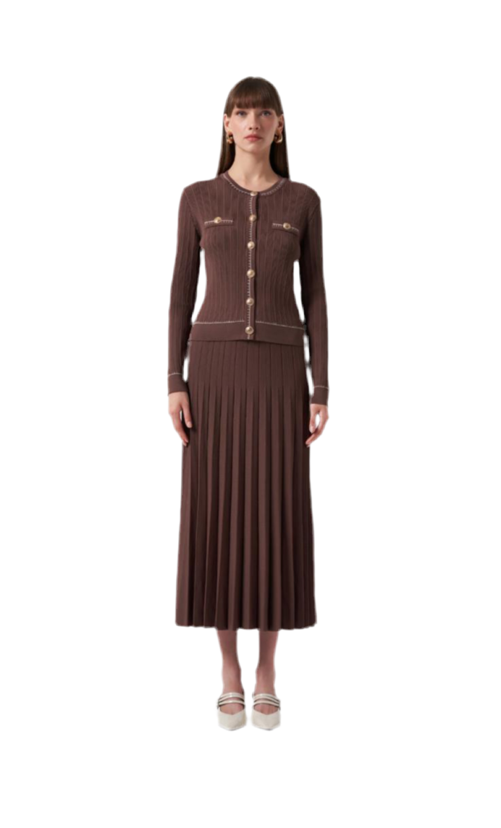 1315 Kısa Hırkalı Etekli Takım