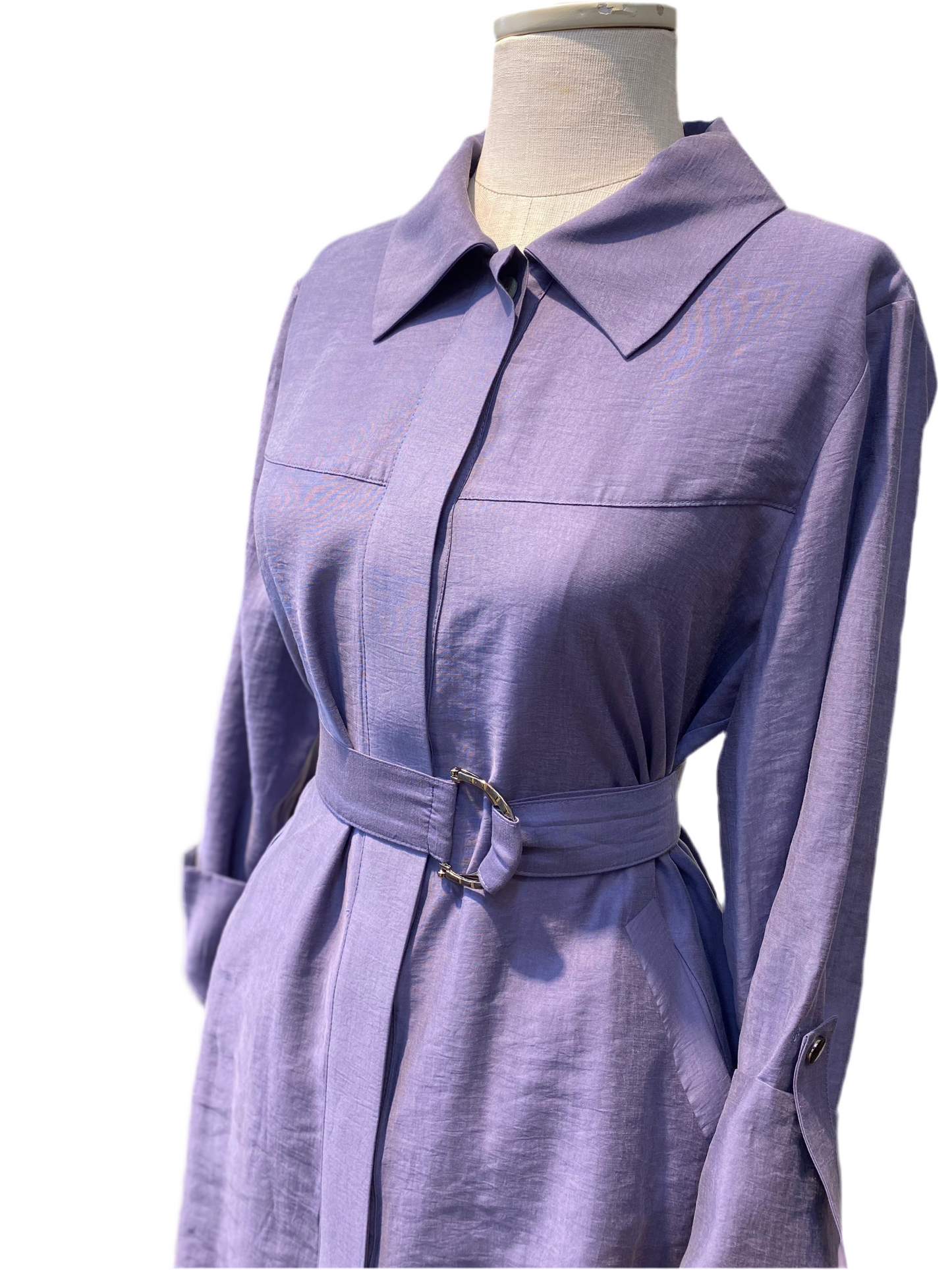 1050 Kemer Detaylı Pantolonlu Takım