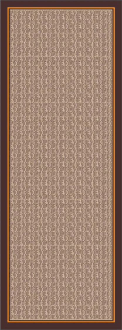 W Moreno Silk Logolu Yün İpek Şal