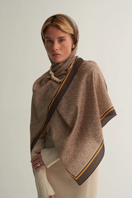 Holo Pamuk İpek Şal & Eşarp