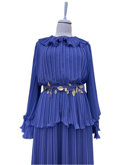 3101 Nefise Elbise Menekşe