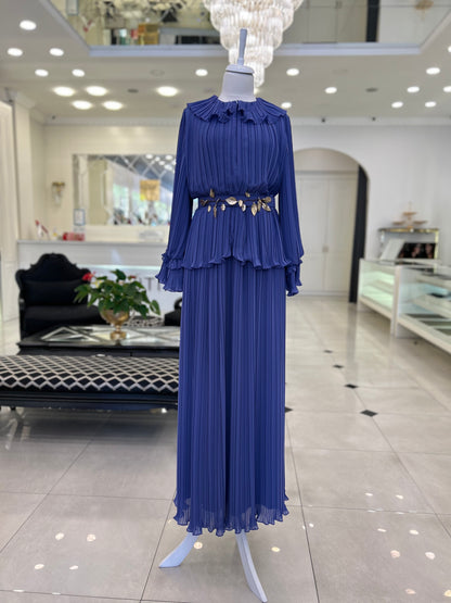 3101 Nefise Elbise Menekşe