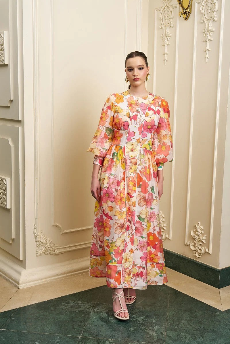 3143 Sümbül Elbise