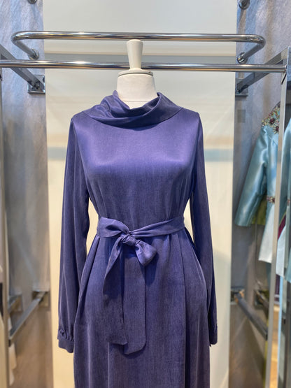 2057 Elbise Lacivert