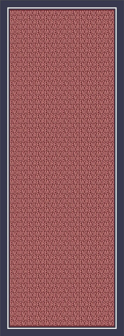 W Moreno Silk Logolu Yün İpek Şal