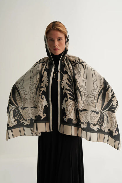 Grace Pamuk İpek Şal & Eşarp