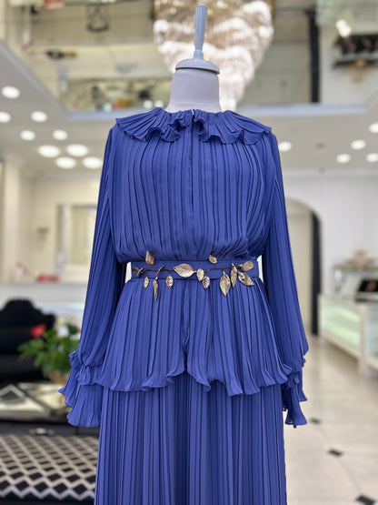 3101 Nefise Elbise Menekşe