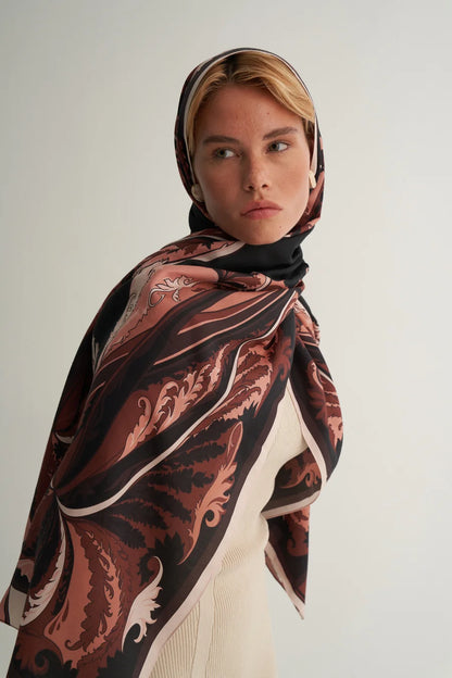 Grace Pamuk İpek Şal & Eşarp