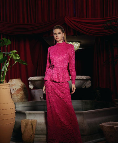 Dantelli Takım Fuşya