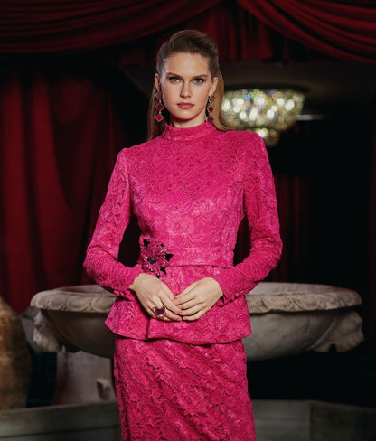 Dantelli Takım Fuşya