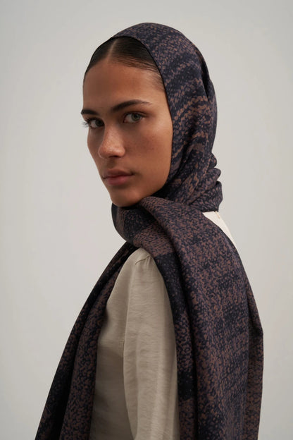 Blue Daily Yün İpek Şal