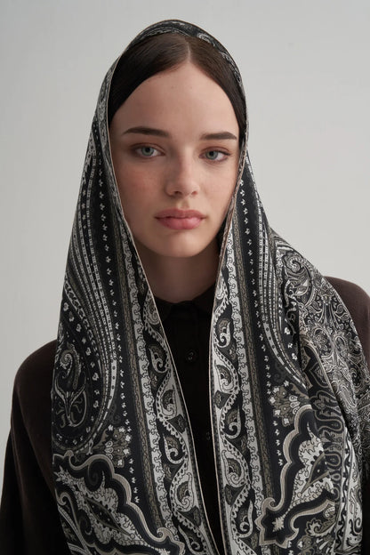 Cool Şölen Pamuk İpek Şal